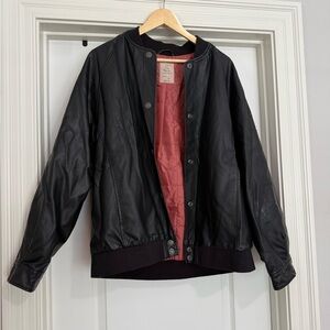 Women's Black Leather Jacket